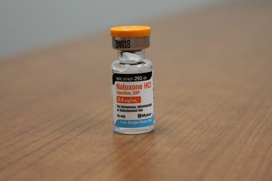 vial of Naloxone HCl