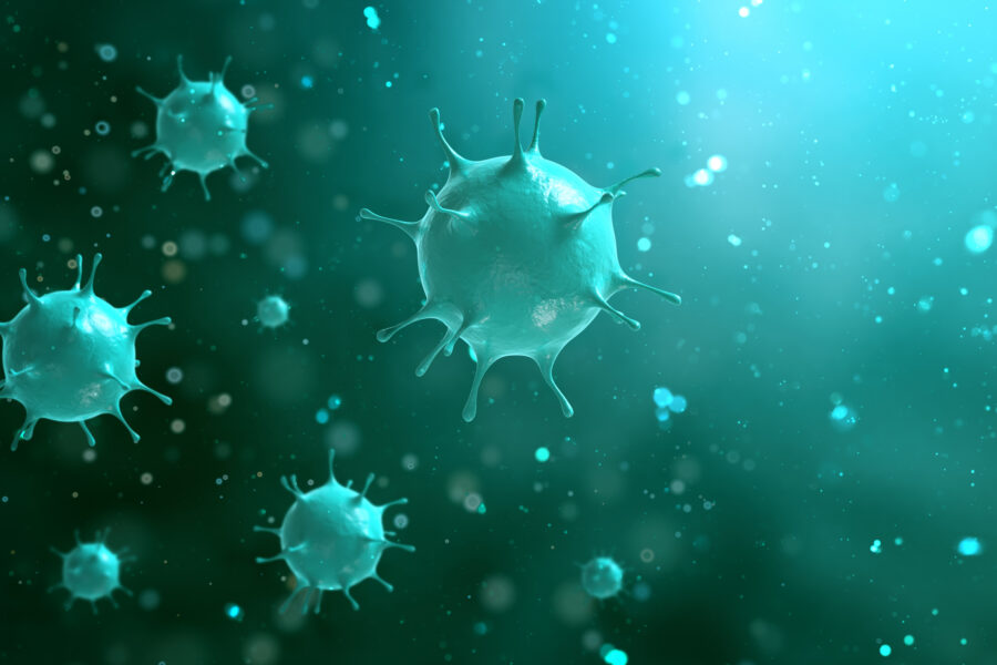 visualization of the COVID-19 virus