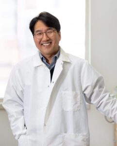 Seungpyo Hong in his lab