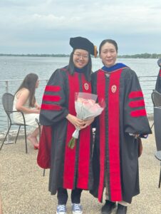 Jinshan and Jiaoyang after graduation