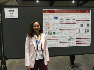 Arielis at poster presentation