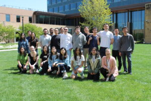 May 2023 Tang Research group outside on grass