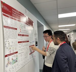 Peijin with poster at MIKIW 2024