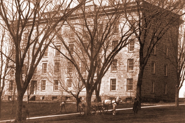 North Hall, home of the School of Pharmacy in the 1890s
