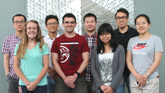 Graduate student attendees at the 2017 Land O’Lakes Conference: Chengbin Huang, Zhenxuan Chen, Shigang Ruan, Yutong (Tony) Tam, Alexa Barres, Pawel Zbyszynski, Karen Chen, Yue Gui.