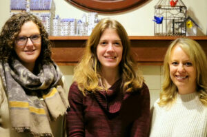 Tomah VA pharmacy team, Courtney Putz, Kirstin Ardnt, and Leiha Lutz.