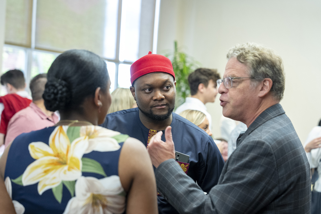 Michael Nome and Maria Hill speak with Barry Gidal