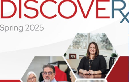 Cropped preview of Spring 2025 DISCOVERx cover