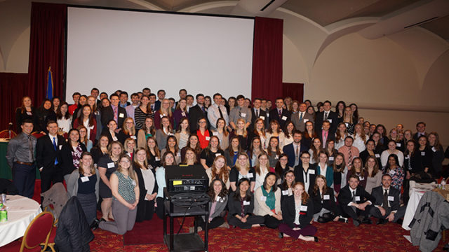Group photo of students at PSW Legislative Day