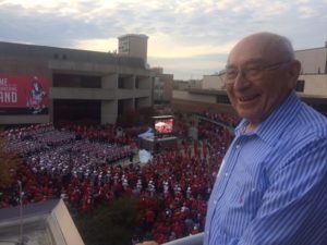 David Zilz at 2016 alumni tailgate event