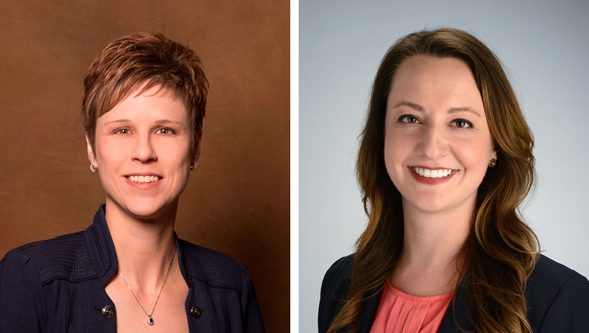 portraits of Diane Erdman and Katherin Miller