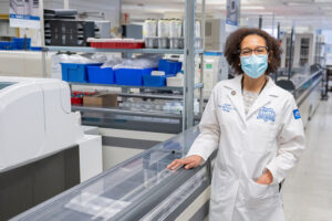 Gabrielle Winston McPherson in her lab