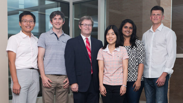 Chuck Lauhon and graduate students