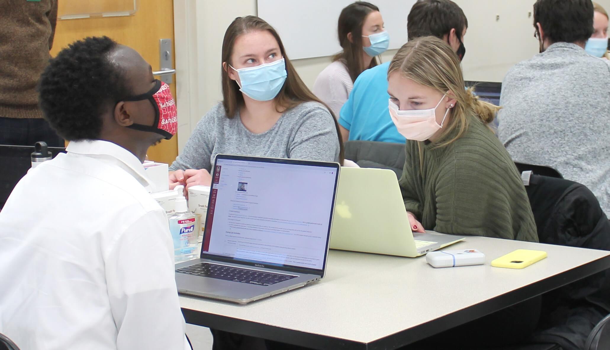 Kara Graves, center, is a PharmD student at UW-Madison