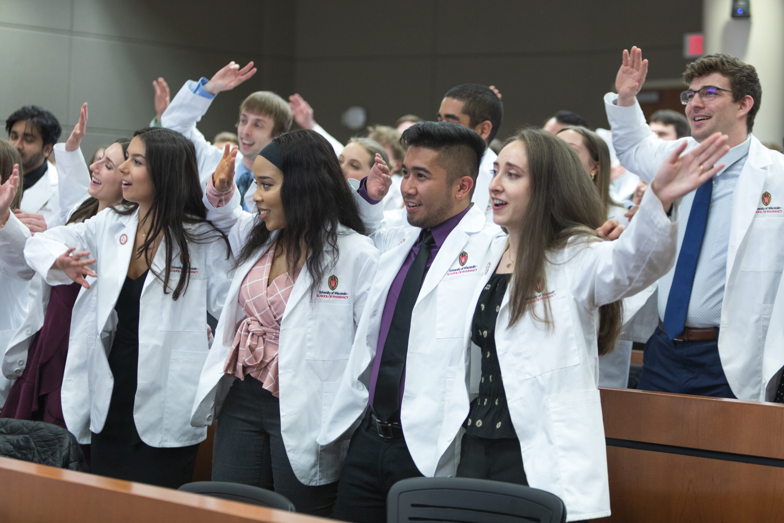 PharmD students at their 2022 Pinning Ceremony