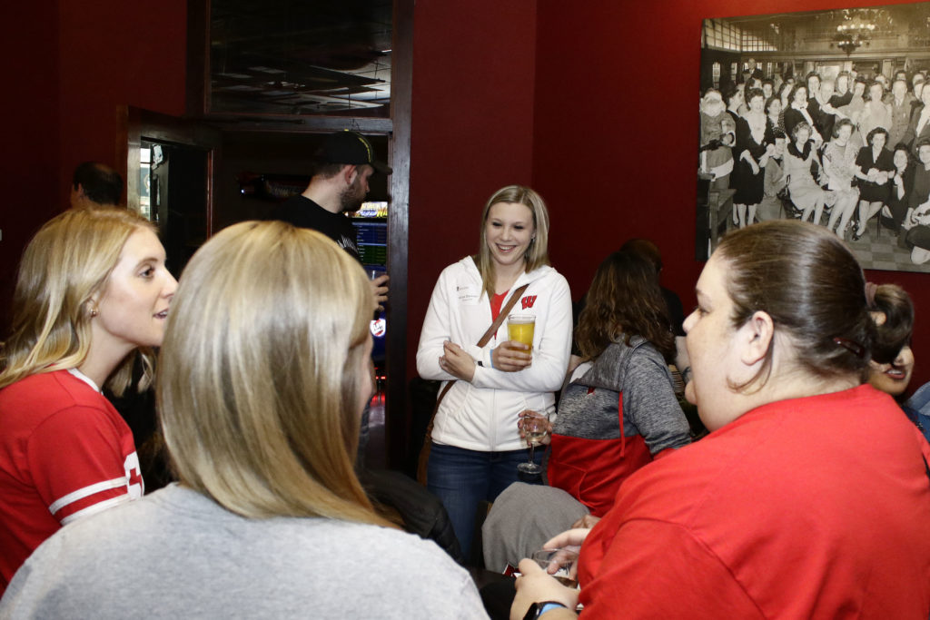 Alumni are engaged in the conversation.