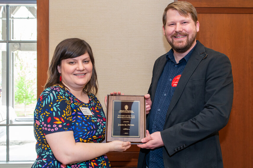 Faculty member and professor who received the Teacher of the Year award