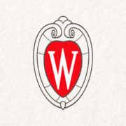 Red UW shield icon