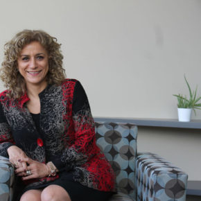 portrait of Azita Saleki-Gerhardt (BS ’88, MS ’91, PhD ’93)