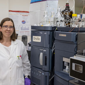 Heather Barkholtz in her lab