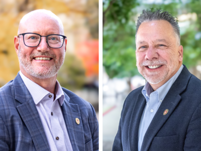 Headshots of Steve Rough and Greg Primuth