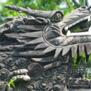 Chinese dragon sculpture