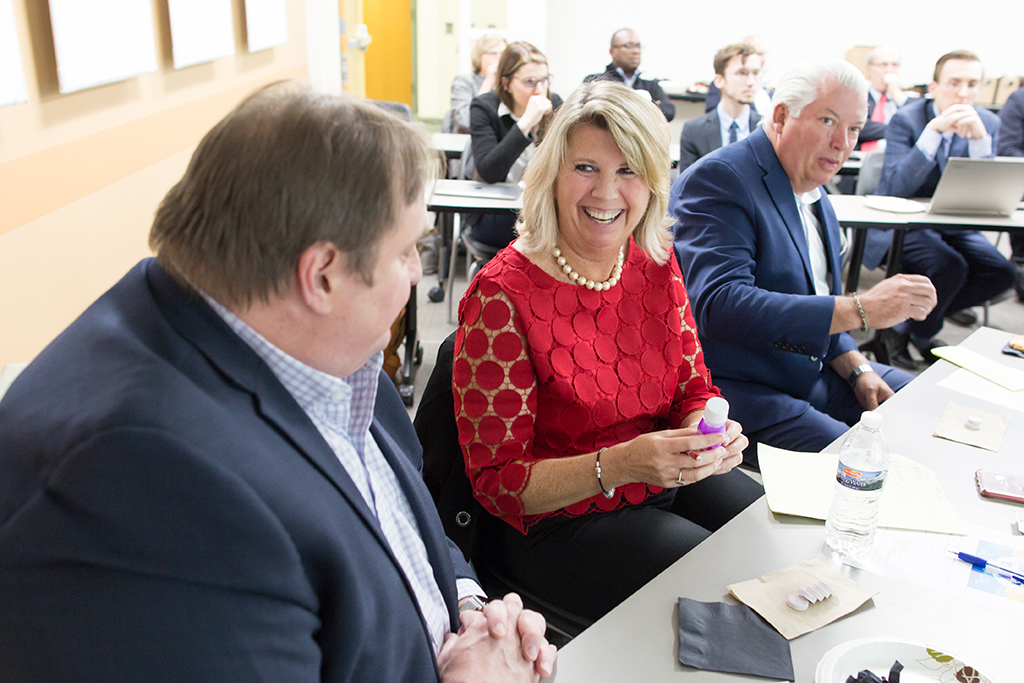 Steve Swanson, Debra Fluno, and Dan Luce