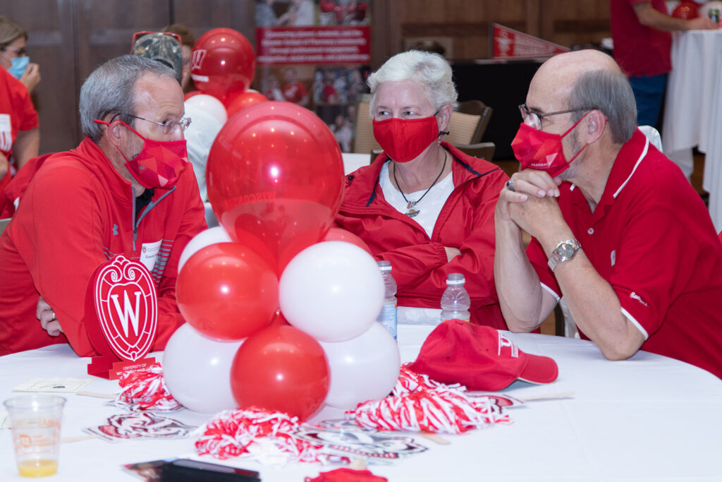 Dave Mott and other event coordinators together at a table