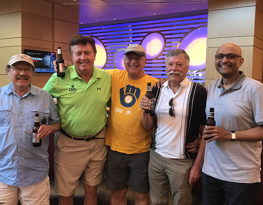 Jerry Kunicke, Terry Hess, Randy Arndorfer, Tom Blumenberg and Tom Neduvelil