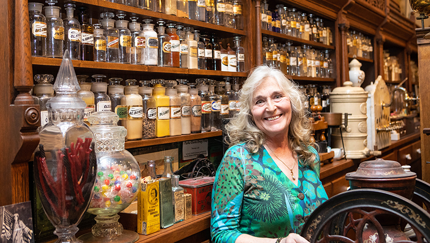 Nancy Haggar in the Ouray Alchemist